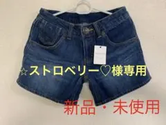 ピンクラテ　デニムショートパンツのサムネイル