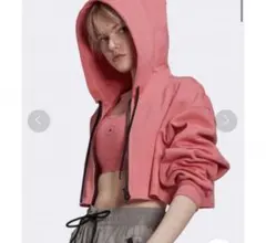 adidas Stella McCartney クロップドパーカー