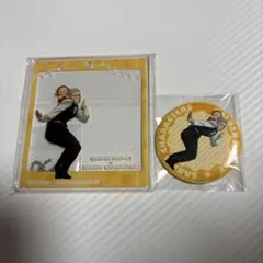 ゴールデンカムイ　白石由竹　アクリルプレートキーホルダー　缶バッジ　セット