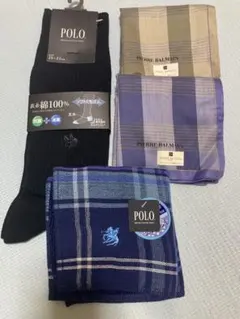POLO ソックス ＆ PIERRE BALMAIN ハンカチセットのサムネイル