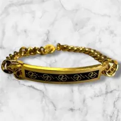 VALENTINO ヴァレンティノ　ゴールド　ブレスレット　プレート　喜平のサムネイル