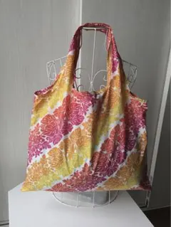 ハワイアンエコバッグ【ピンク✖️イエロー】