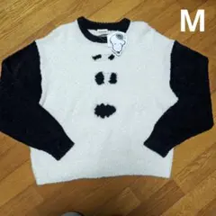 35新品[M]スヌーピー☆シャギーゆったりトレーナー　オーバーサイズ　春冬