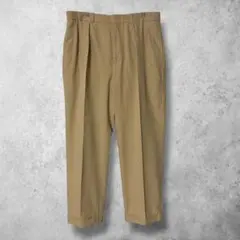 【希少/シルク混】ポロラルフローレン 2タック チノパン 34/32 裾ダブル