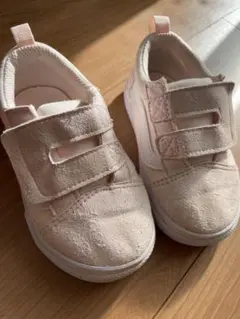 VANS ピンク スニーカー ベルクロ