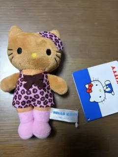 ハローキティ　マスコット　あしながver. 日焼け