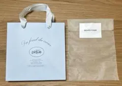 ジェラートピケ　ショッパー・ラッピング袋