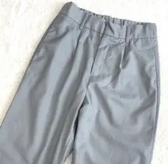 ナノユニバース タックワイドパンツ スラックス ミント サイズフリーのサムネイル