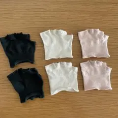 靴下屋 5本指インナーソックス 3点セット 白ピンクグリーン