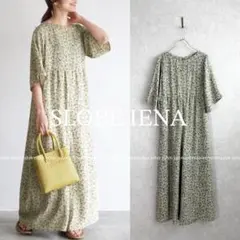 【定価13,200円】美品スローブイエナスモールフラワーオールインワン小花柄36のサムネイル