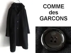 希少 ビンテージ トリココムデギャルソン 02AW ウールアンゴラ丸襟コート