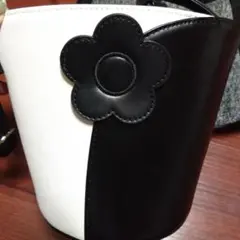 MARYQUANT♡バイカラーバケツ型バッグ　美品