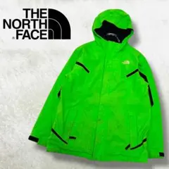 THE NORTH FACE 蛍光 グリーン マウンテンパーカー HyVent