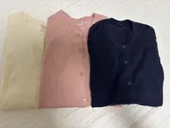 ユニクロ UVカットクルーネックカーディガン