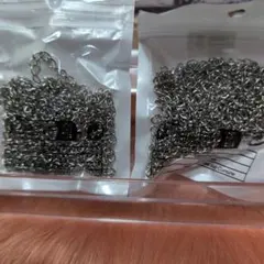 【新品未開封】シルバー金属チェーン 2個入り