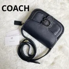 極美品 COACH コーチ タビー 19 メッセンジャー ブラック CJ846