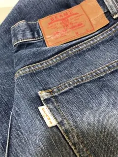 BEAMS ストレートデニム ジーンズ 綿100%