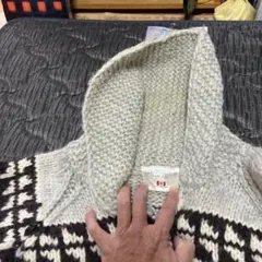 値下げ　超希少カナダクリエーション フード付き クラシックカウチンセーター