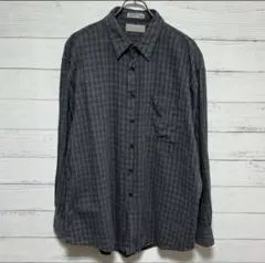 HAGGAR ハガー　フランネルシャツ　ネルシャツ チェック柄