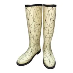 ユナイテッドヌード 幾何学模様 ラバーブーツ ゴム長靴 36 23.0㎝相当