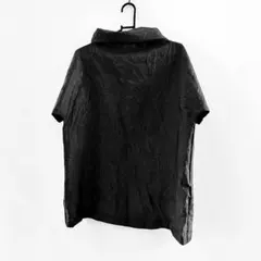 ISSEY MIYAKE クリンクル加工 ハイネック 半袖トップス Mのサムネイル
