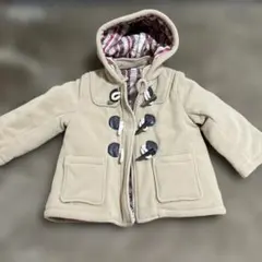 新品ベージュ フリース ダッフルコート　95センチ
