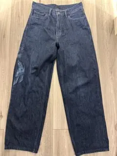 UNIQLO メンズ ワイドストレートジーンズ