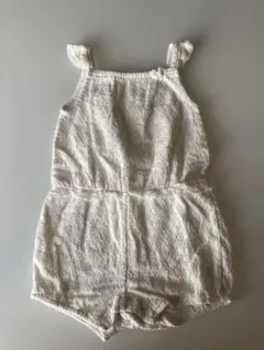 H&M レースロンパース 80cm ホワイト