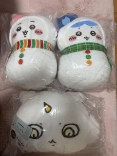 ちいかわ エニマイくじ A賞 ちいかわB賞 ハチワレD賞 あのこ 3点セット