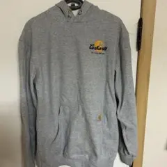 Carhartt グレー フード付きパーカー ルーズフィットUS規格