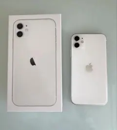 iPhone 11 ホワイト 64GB バッテリー74% SIMロック解除済み