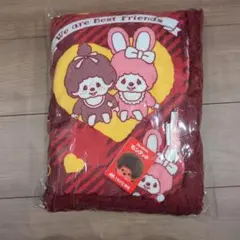 モンチッチ フリースブランケット 約W100×H70cm