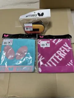バタフライ 卓球用品セット ネルティオ・2ボールケース ハンドタオル