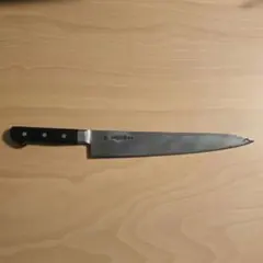 佐文作】全鋼牛刀 240mm ツバ付 未使用品 - メルカリ