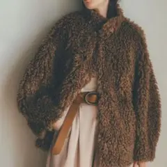 clane クラネ　リバーシブルファーブルゾンのサムネイル