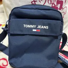 TOMMY JEANS ネイビー ショルダーバッグ