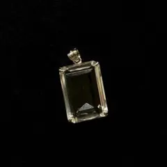 468遺品整理品　ペンダントトップ　silver刻印あり 水晶？　クリスタル？
