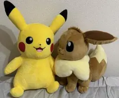 ポケモン　めちゃもふぐっとぬいぐるみ　ピカチュウ　イーブイ　セット