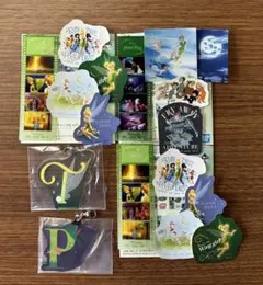 ディズニー 一番くじ ステッカー チャーム ピーターパン ティンカーベル