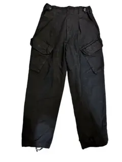 英軍 ROYAL NAVY 後期 黒染めカーゴパンツ　W80