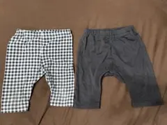 ハーフパンツ 2枚セット 80
