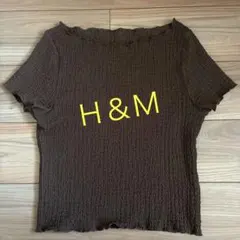 Ｈ＆Ｍ　ブラウン　カットソー