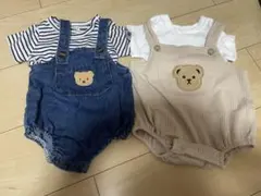 SHEIN 1-3M ロンパース・カバーオール 2点セット