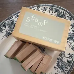 WOODEN STAMP アルファベット スタンプセット