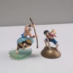 ワンピース フィギュア ルフィ エネル 2体セット