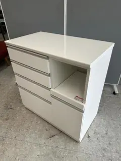 ニトリ レンジ台 フォルム 幅90cm ダークブラウン 8890770 - メルカリ