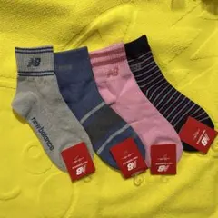 新品　ニューバランス　靴下　4足　23-25