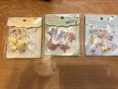 コットンパフィシール　サンリオ　ディズニー　3種類