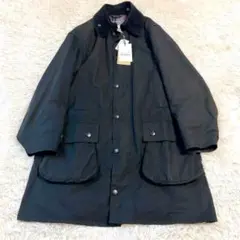 【ピンバッジ・タグ付】Barbour　OS BORDER　ワックスジャケット　Sのサムネイル