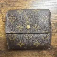 Louis Vuitton モノグラム 三つ折り財布 ボタン破損